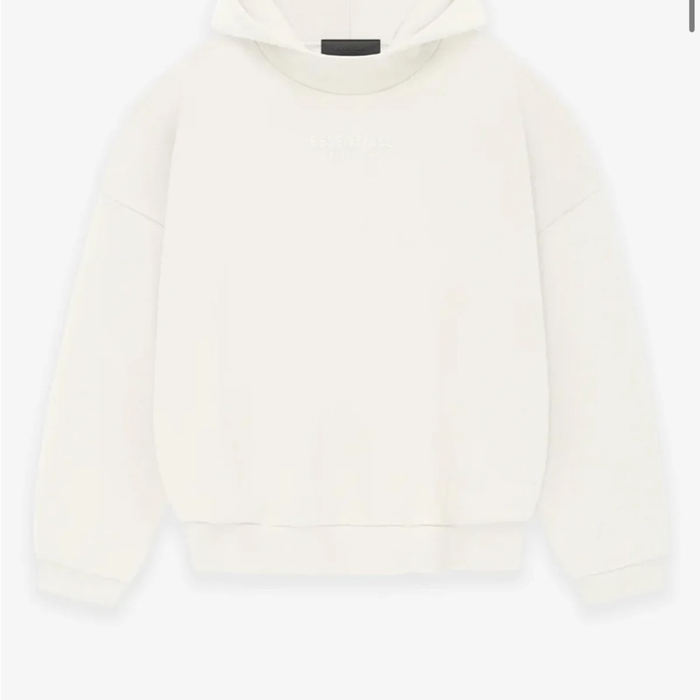 Essentials Fear Of God Men's Cream Pullover Hoodie